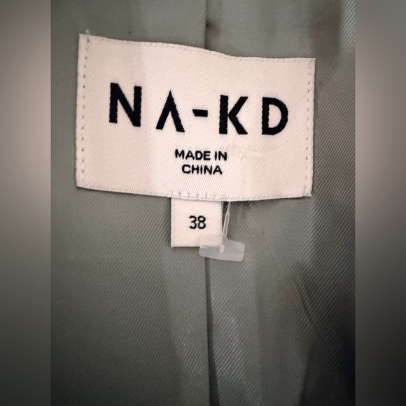 NA-KD Sage Green Oversized Blazer size 38 - Picture 9 of 12